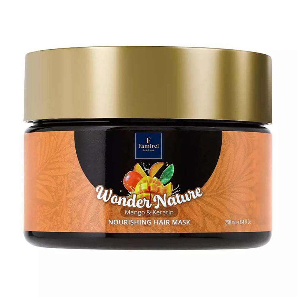 Живильна маска для волосся Famirel Nourishing Hair Mask Манго та кератин, 250 мл